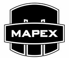 Mapex Drums Novo logotipo 6" X 5.5" adesivo de vinil preto, para cabeça de baixo, CORTE MORTO comprar usado  Enviando para Brazil