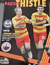 Partick thistle stirling for sale  LEIGH