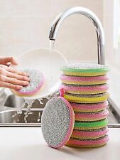 Almohadillas de fregado de doble cara bandeja de lavado esponja herramienta de limpieza de cocina, usado segunda mano  Embacar hacia Argentina