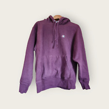 Champion Drawstring Hooded Sweater Burgundy Purple Womens Size Large Pullover, used for sale  Shipping to South Africa