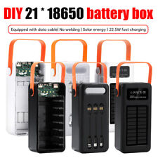 10W / 22,5W Solar Power Bank Case Ładowarka USB 18650 Osłona baterii do telefonu komórkowego na sprzedaż  Wysyłka do Poland