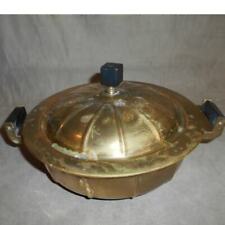Vintage MCM Rochester Copper Chafing Parts 9" Round Dish w/Lid  for sale  Shipping to South Africa