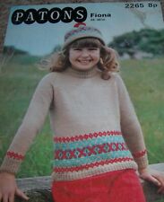 Patons knitting pattern for sale  MANCHESTER