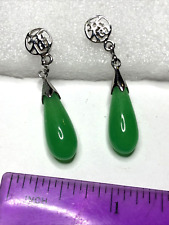 Green jade teardrop for sale  Ogdensburg