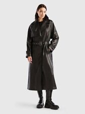 Faux leather trench gebraucht kaufen  Chemnitz