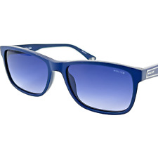 Police SPLB40N Arcade 2 Men's Plastic Sunglass 0C03 Blue w/Blue-Gray Grad 58-17 for sale  Shipping to South Africa