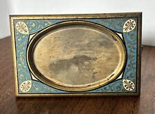 Very Old Enamelled Brass Small Photo Frame - In Need Of Some TLC as Damaged for sale  Shipping to South Africa