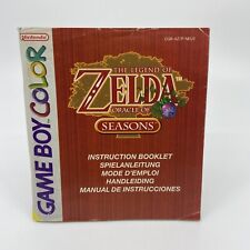 Notice Nintendo Game Boy Color GBC Zelda Oracle Of Seasons Rare Version EU comprar usado  Enviando para Brazil