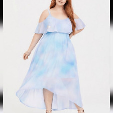 Disney The Little Mermaid Ariel Watercolor Maxi Dress, used for sale  Shipping to South Africa