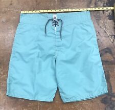 NICE! Pair Mens Birdwell Beach Britches Size 35 Waist Teal Surf Swim for sale  Shipping to South Africa