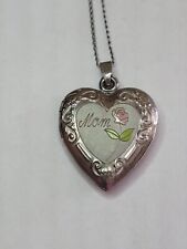 Heart rose locket for sale  Troy