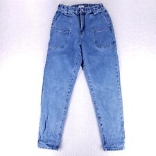 Jeans Forever 21 jeans feminino algodão tamanho M azul elástico reto vintage cintura média anos 90 comprar usado  Enviando para Brazil