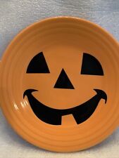 Fiesta Ware Homer Laughlin Halloween Jack-O-Lantern prato laranja 9” comprar usado  Enviando para Brazil