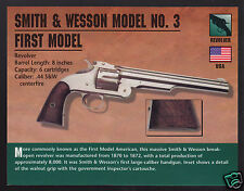SMITH & WESSON MODELO NO. 3 PRIMER MODELO Revolver .44 Pistola de Mano Armas de Fuego TARJETA FOTOGRÁFICA segunda mano  Embacar hacia Argentina