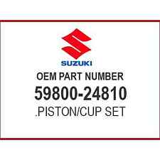 Suzuki piston cup for sale  Albany