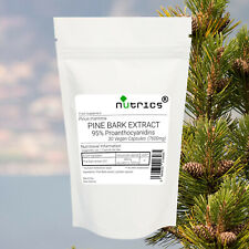 Nutrics® 7600mg PINE BARK EXTRACT 95% Proanthocyanidins Strong Vegan Capsules for sale  Shipping to South Africa