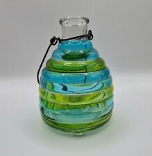 Beehive striped glass for sale  BOURNEMOUTH