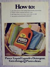 1978 Magazine Advertisement Page Purex Concentrated Laundry Detergent Soap Ad for sale  Shipping to South Africa