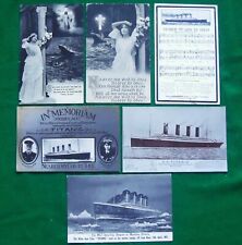 Collection postcards titanic for sale  GLASTONBURY