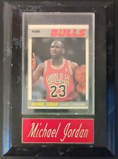 Usado, 1987-88 Fleer - #59 Michael Jordan en exhibición de placa  Chicago Bulls  *Velocolle segunda mano  Embacar hacia Mexico