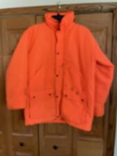 Mens Hi Viz Fleece Safety Jacket High Visibility Vis Work Warm Coat Full Zip MED for sale  Champlin
