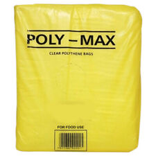 Poly-Max Clear Plastic Polythene Bags for Fruit & Vegetables Storage - All Sizes, used for sale  Shipping to South Africa