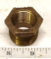 NEW Brass Reducing Bushing 1"  MNPT  x 3/4" FNPT for sale  Shipping to South Africa