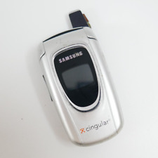 Teléfono abatible Samsung SGH-X497 cingular plateado/negro segunda mano  Embacar hacia Argentina