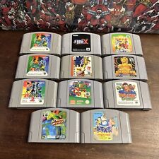 Japanese N64 Bundle Lot Nintendo 64 - Goemon Pokemon Mario Diddy Kong Bomberman, used for sale  Shipping to South Africa