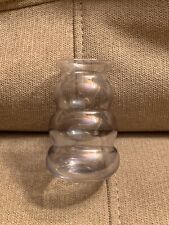 Dunbar Flint Glass Favor Vase 3” Clear With Blue Tint 1930’s RARE Vintage, brukt til salgs  Frakt til Norway