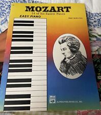 Mozart easiest pieces for sale  Machias