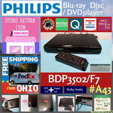 Philips Reproductor de Blu-ray Disc/DVD (BDP3502/F7) con control remoto/Doby Audio segunda mano  Embacar hacia Argentina