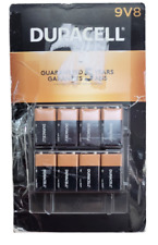 Baterias Duracell 9V Coppertop pacote com 8 validade Embalagem aberta 2030 comprar usado  Enviando para Brazil
