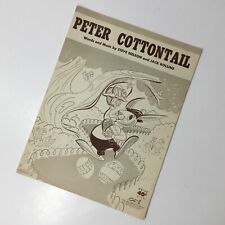 Partituras Peter Cottontail 1950 guitarra ukelele acordes letras Pascua vintage segunda mano  Embacar hacia Argentina