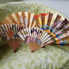 bamboo hand fans for sale  MARKET HARBOROUGH