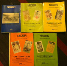 Lot de 5 Catalogues NEUDIN (1976-77-78-79-80). L'argus des cartes postales. d'occasion  Loches