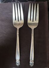 antique serving 2 forks for sale  East Hampton