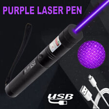 Caneta ponteiro laser caça roxa 405 nm lazer recarregável feixe de luz visível  comprar usado  Enviando para Brazil