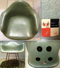 2 SILLA EAMES SEAFOAM VERDE CUERDA BORDE 1G HERMAN MILLER TABLERO DE AJEDREZ ¡SOLO CONCHAS!, usado segunda mano  Embacar hacia Argentina