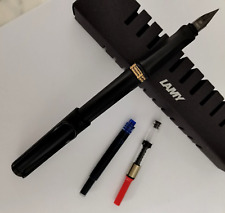 Lamy Fountain Pen Limited 2018 Safari todo negro pluma extrafina #B9076 segunda mano  Embacar hacia Mexico