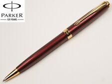 Bolígrafo Parker Sonnet color rojo dorado clip con relleno de tinta negra de 0,7 mm M segunda mano  Embacar hacia Argentina