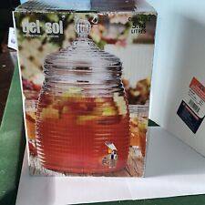 Del Sol Beverage Dispenser Cold Beverage  With Lid  Capacity 5.14 Litres for sale  Shipping to South Africa