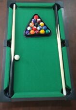 Juego de mesa de piscina Ideal Rack'Em, mesa de fieltro de 20 pulgadas, incluye bolas, palos, estante segunda mano  Embacar hacia Argentina