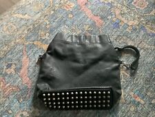street level black faux leather pebble handbag Street Level Brand Bottom Stud for sale  Shipping to South Africa