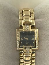 Relógio feminino FESTINA ouro 18K com cristal de safira moldura de diamante comprar usado  Enviando para Brazil