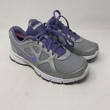 Zapatos para correr Nike Revolution gris/púrpura 488148-006 para mujer talla 8,5 segunda mano  Embacar hacia Argentina