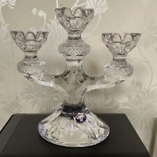 lead crystal candle holders for sale  GLOUCESTER