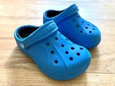 Blue Lined Crocs for Little Kid size 10 11  myynnissä  Leverans till Finland