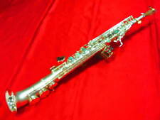 Saxofón soprano semi-medio curvo Woodwind con tecla alta raro bono segunda mano  Embacar hacia Mexico