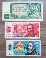 Banknoten tschechoslowakei 100 gebraucht kaufen  Osterwieck